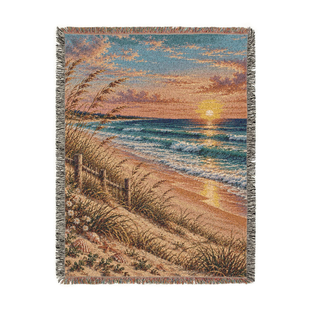 Woven Beach Throw Blanket
