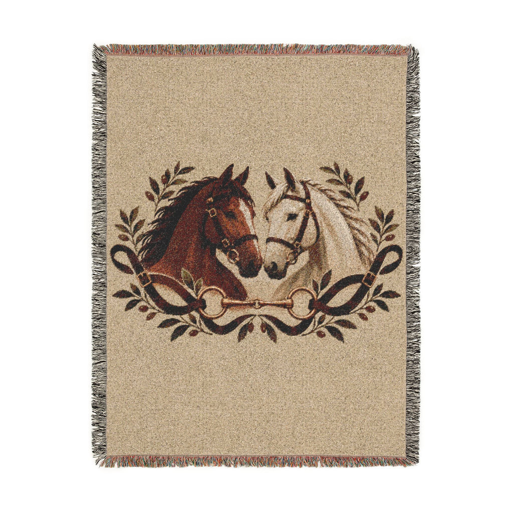 Equestrian Woven Blanket