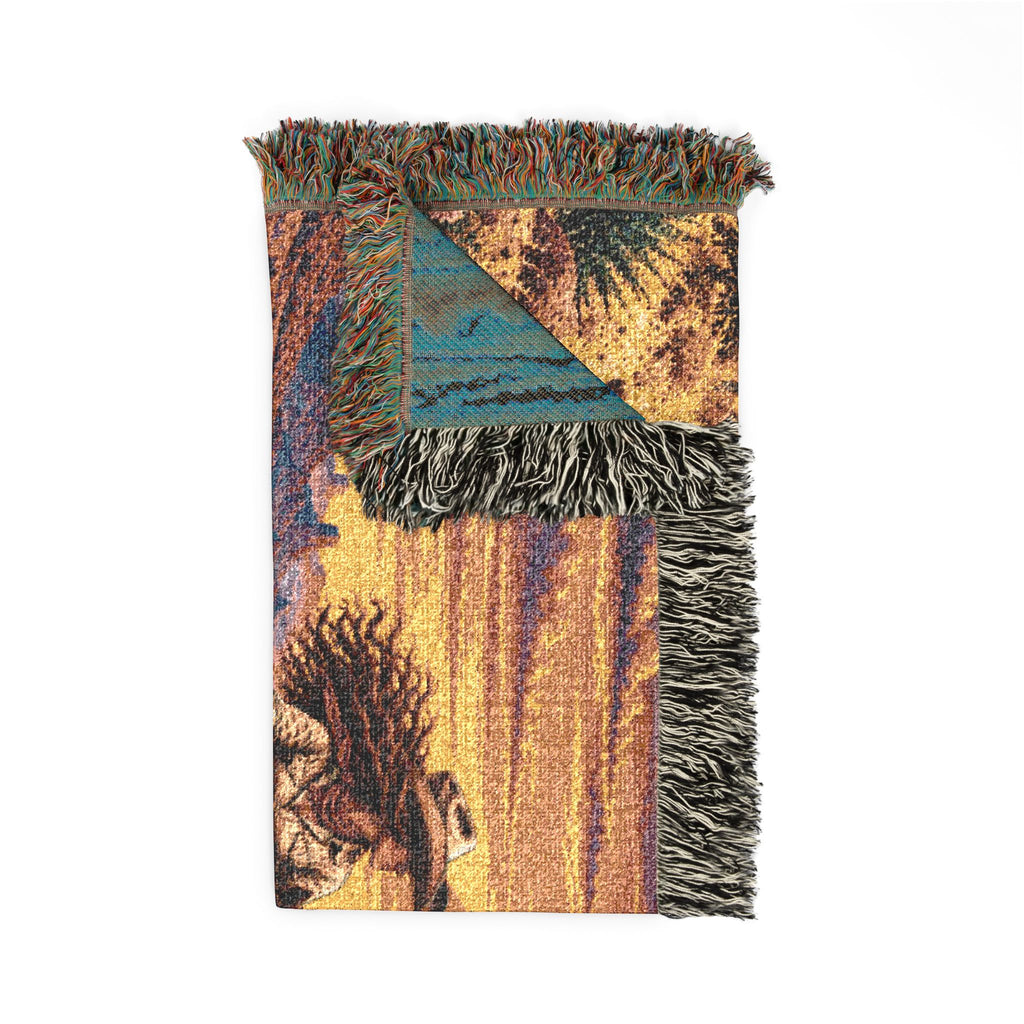 Cowgirl Woven Blanket