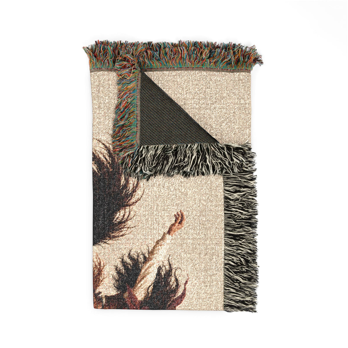 Rodeo Cowgirl Woven Blanket