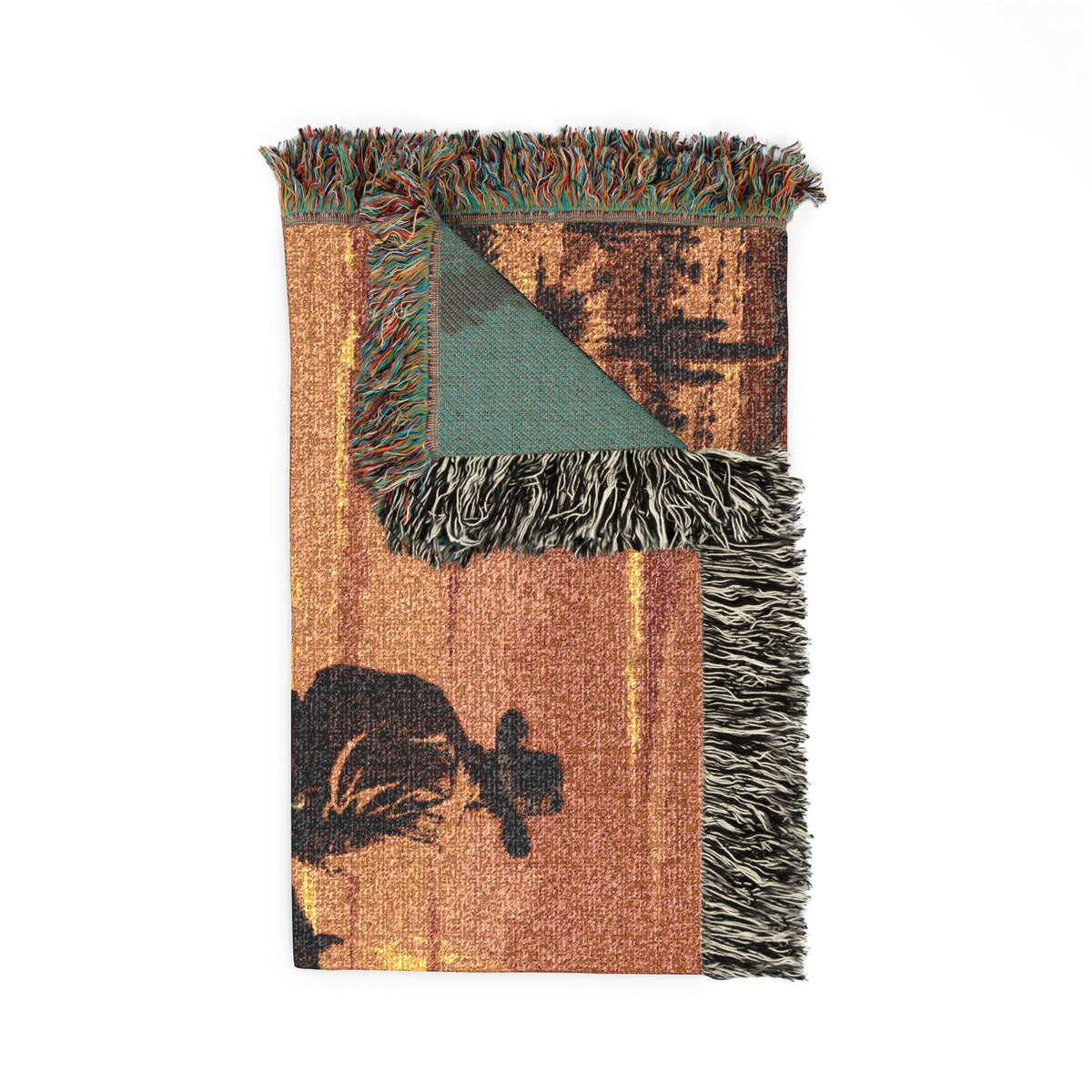 Cowboy Woven Throw Blanket