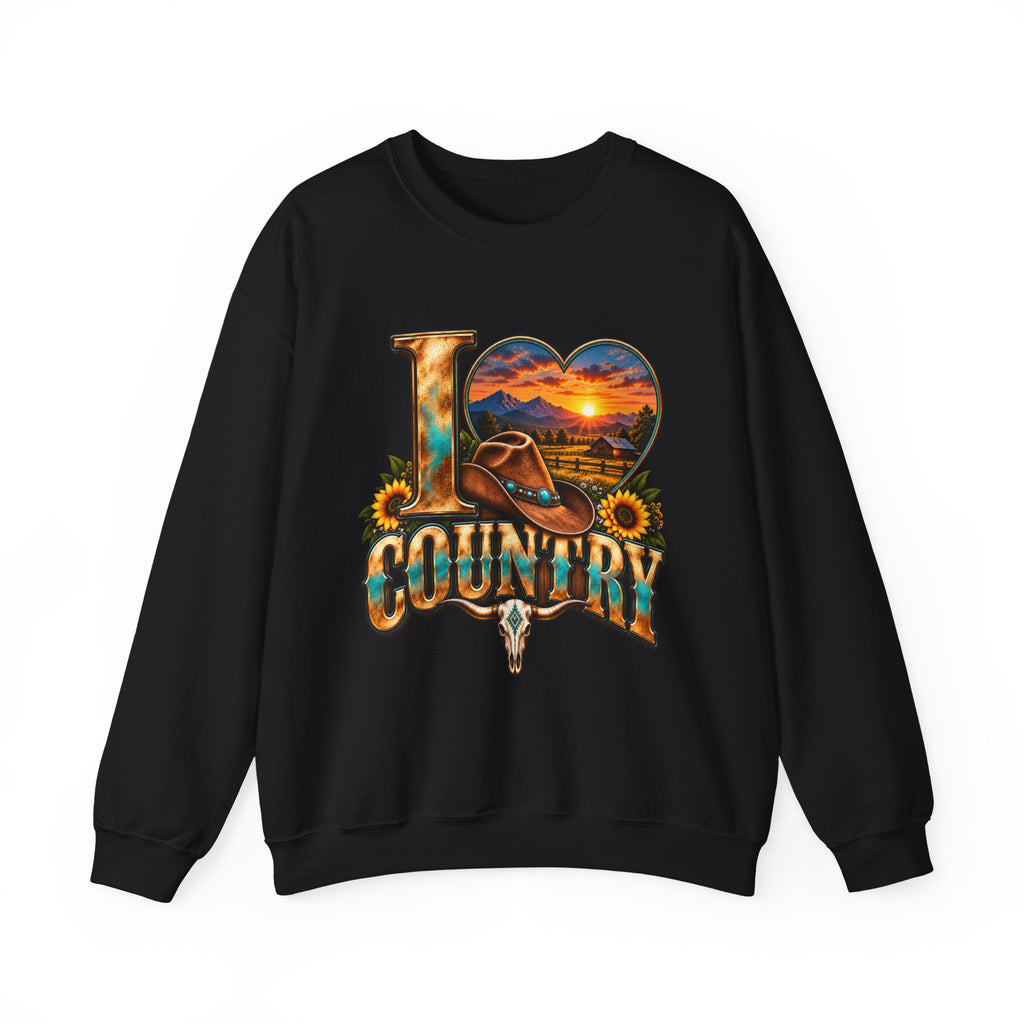 I Love Country Sweatshirt