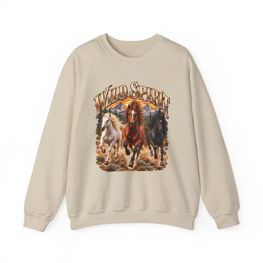 Running Horses Wild Spirit Sweatshirt