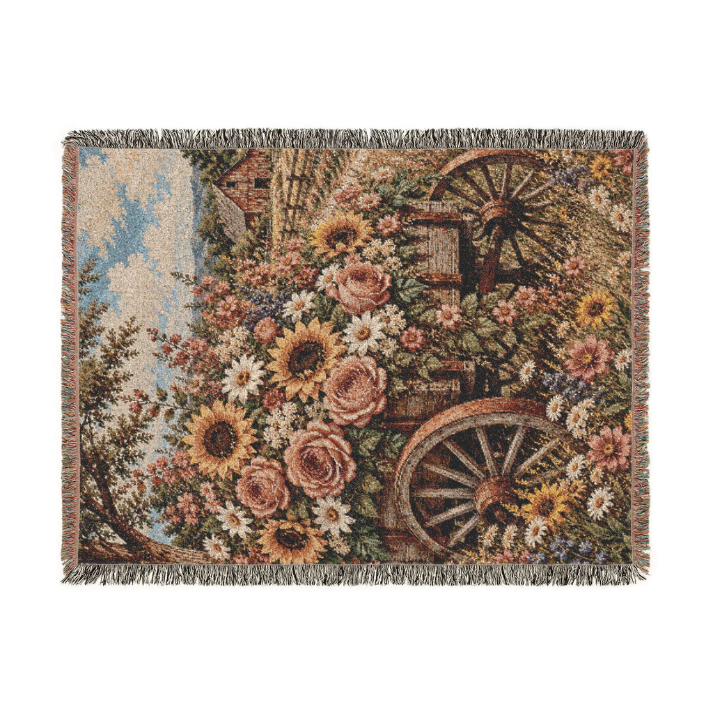 Floral Woven Blanket