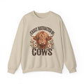 Easily Distracted by Cows Sweatshirt