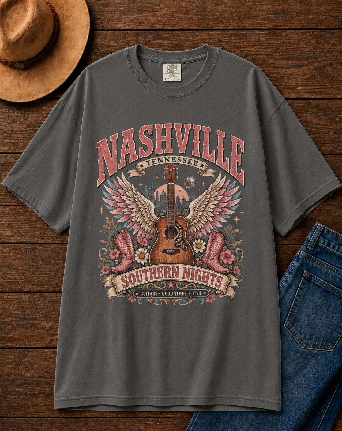 Nashville Tennessee Comfort Colors Shirt