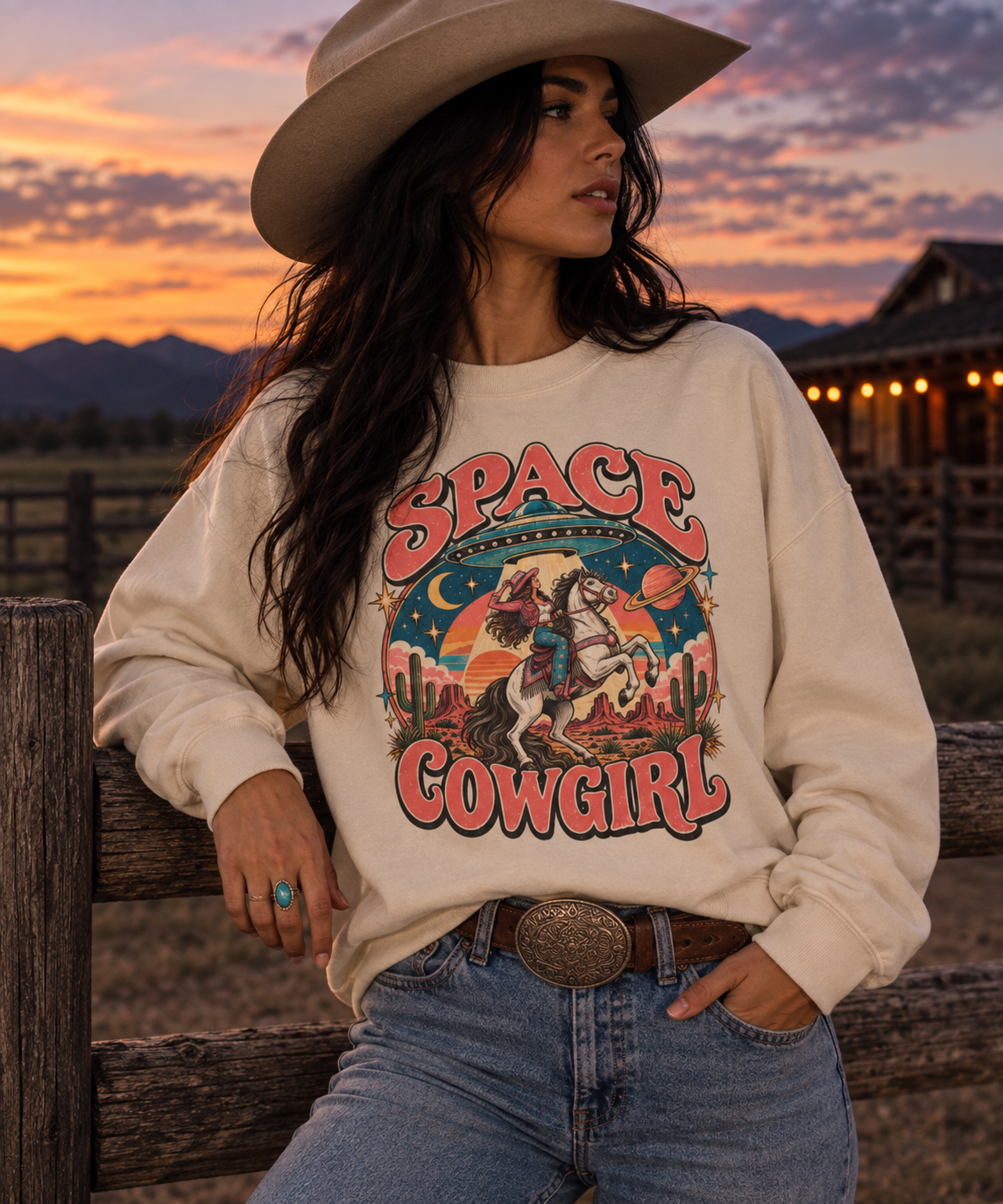 Space Cowgirl Sweatshirt