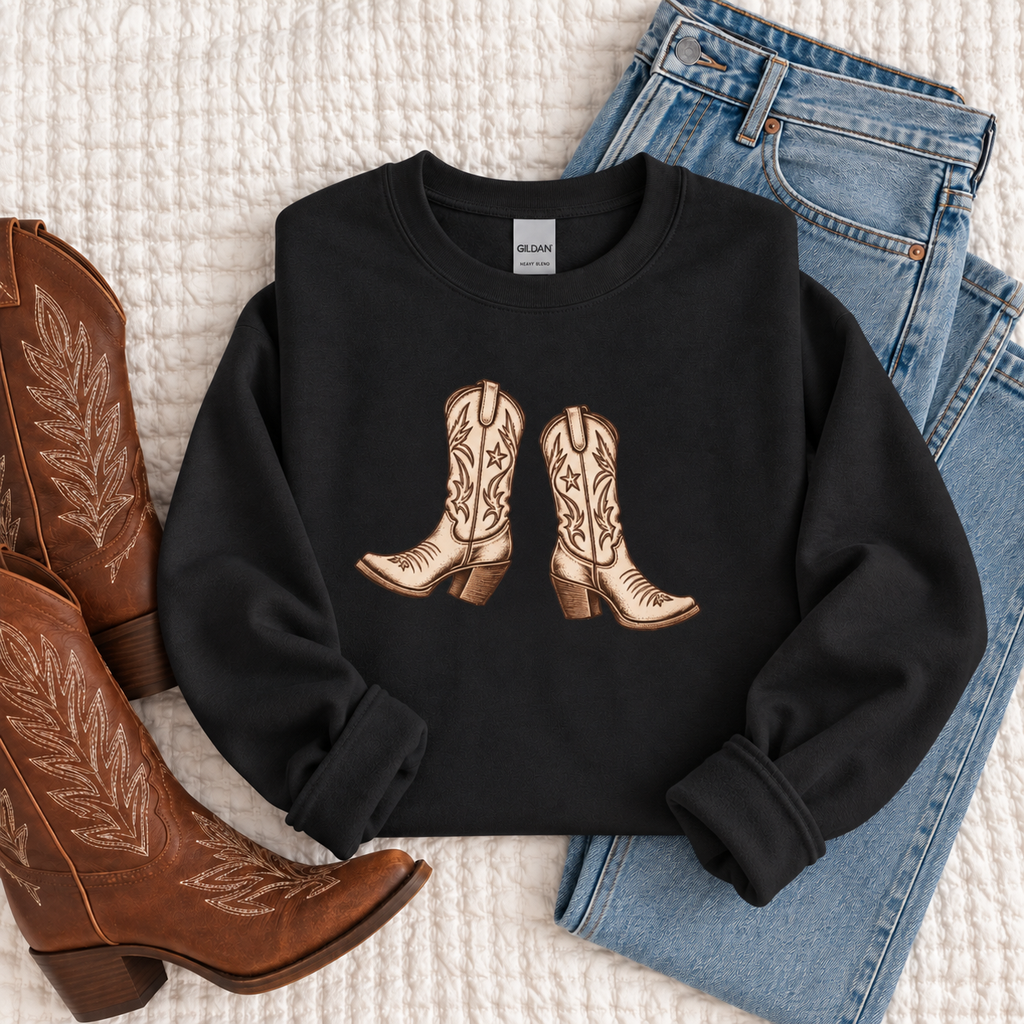 Cowboy Boots Sweatshirt