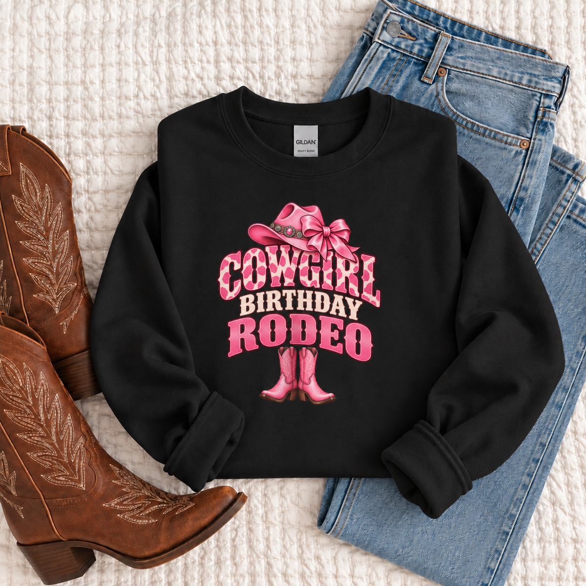 Cowgirl Birthday Sweatshirt
