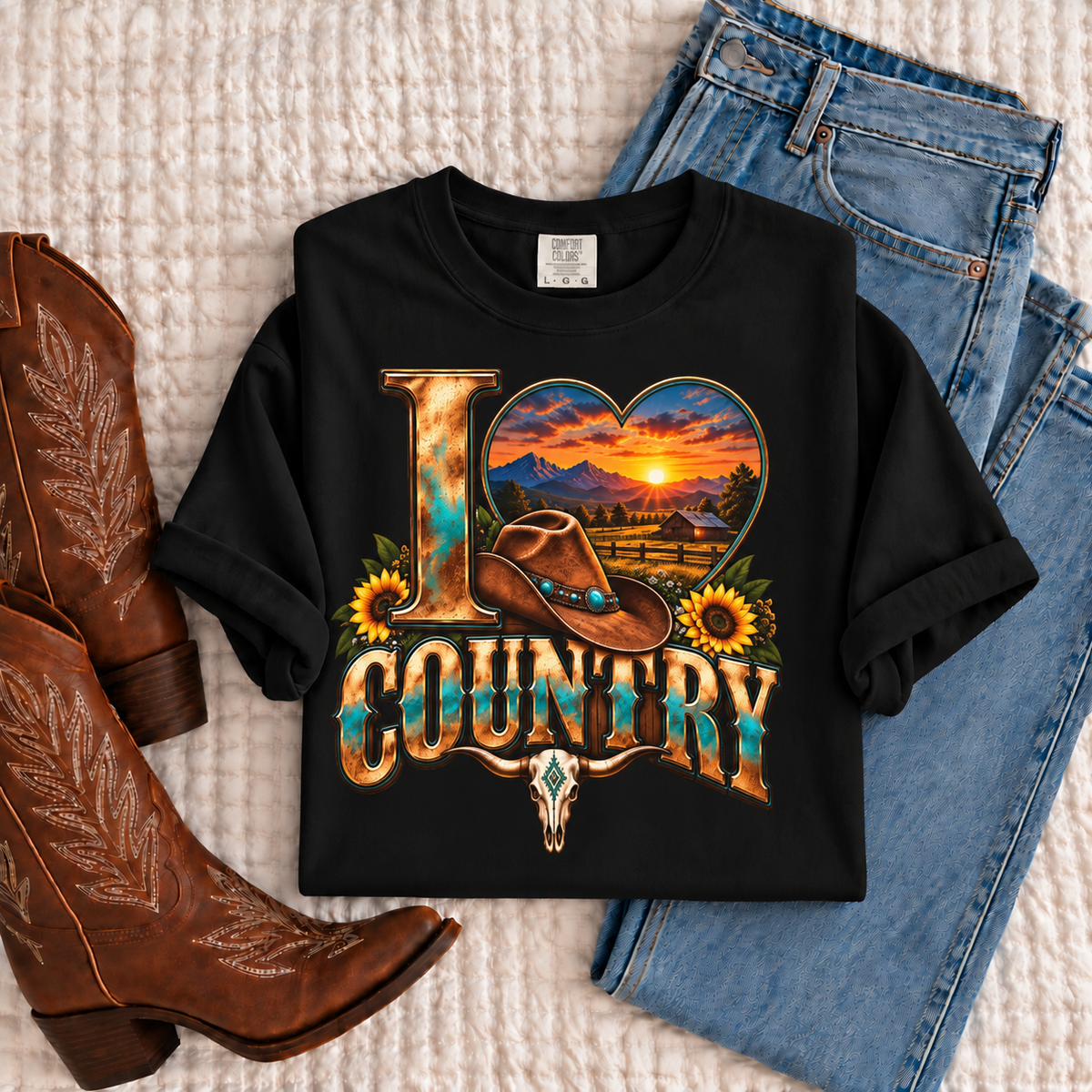 I Love Country T-Shirt