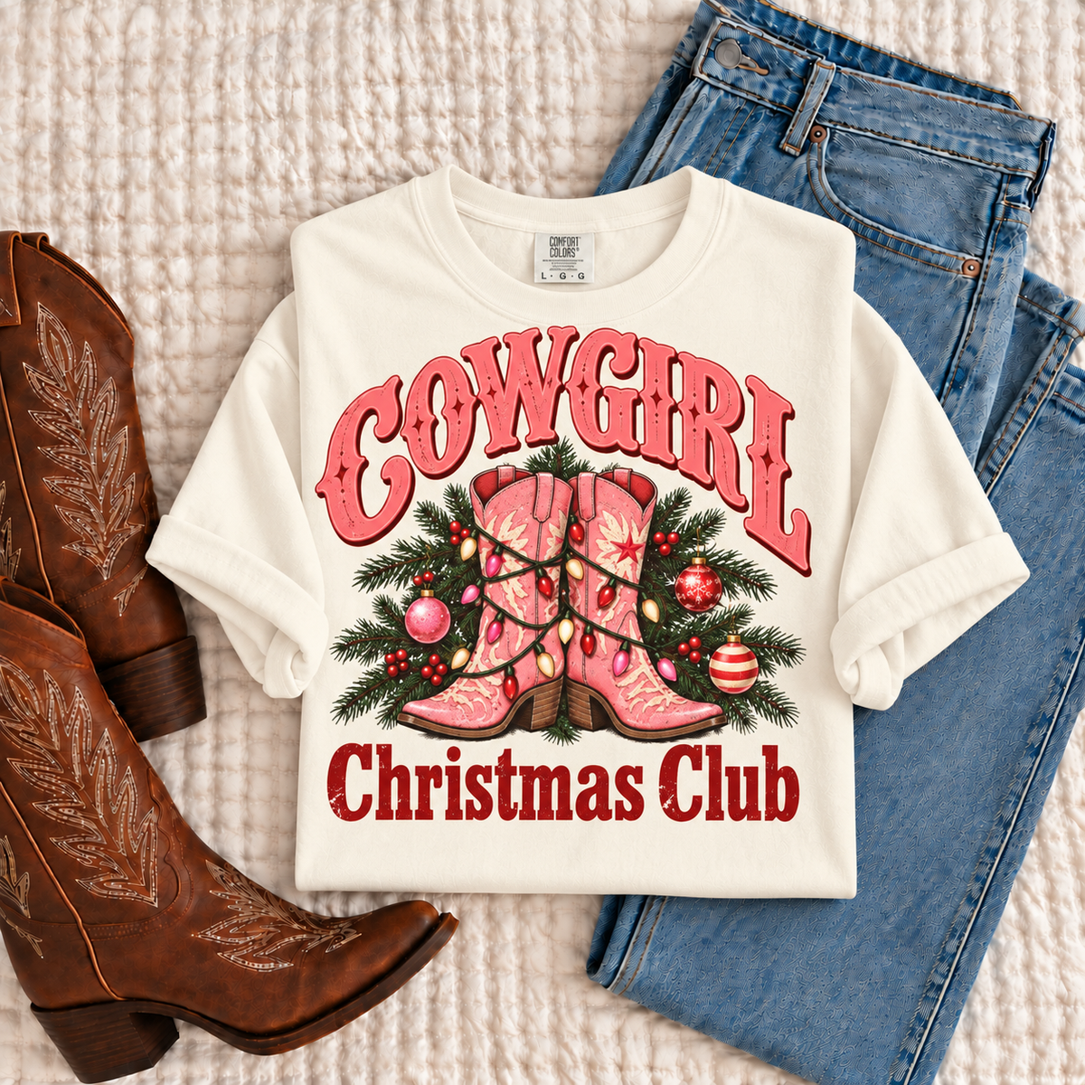 Cowgirl Christmas Club Shirt