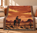 Cowboy Woven Blanket