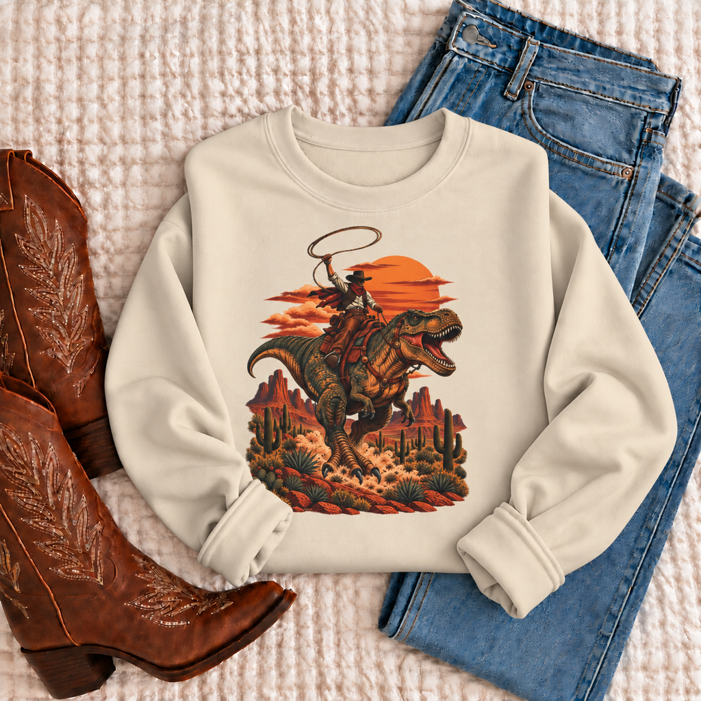 Western Dinosaur Sweatshirt