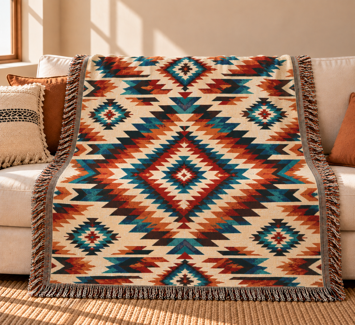 Aztec Woven Blanket