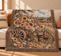 Floral Woven Blanket