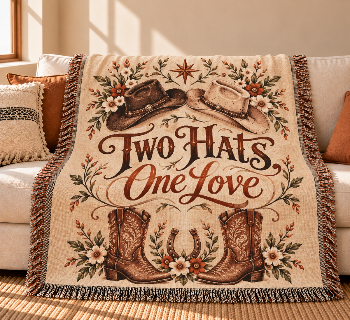 Western Wedding Blanket