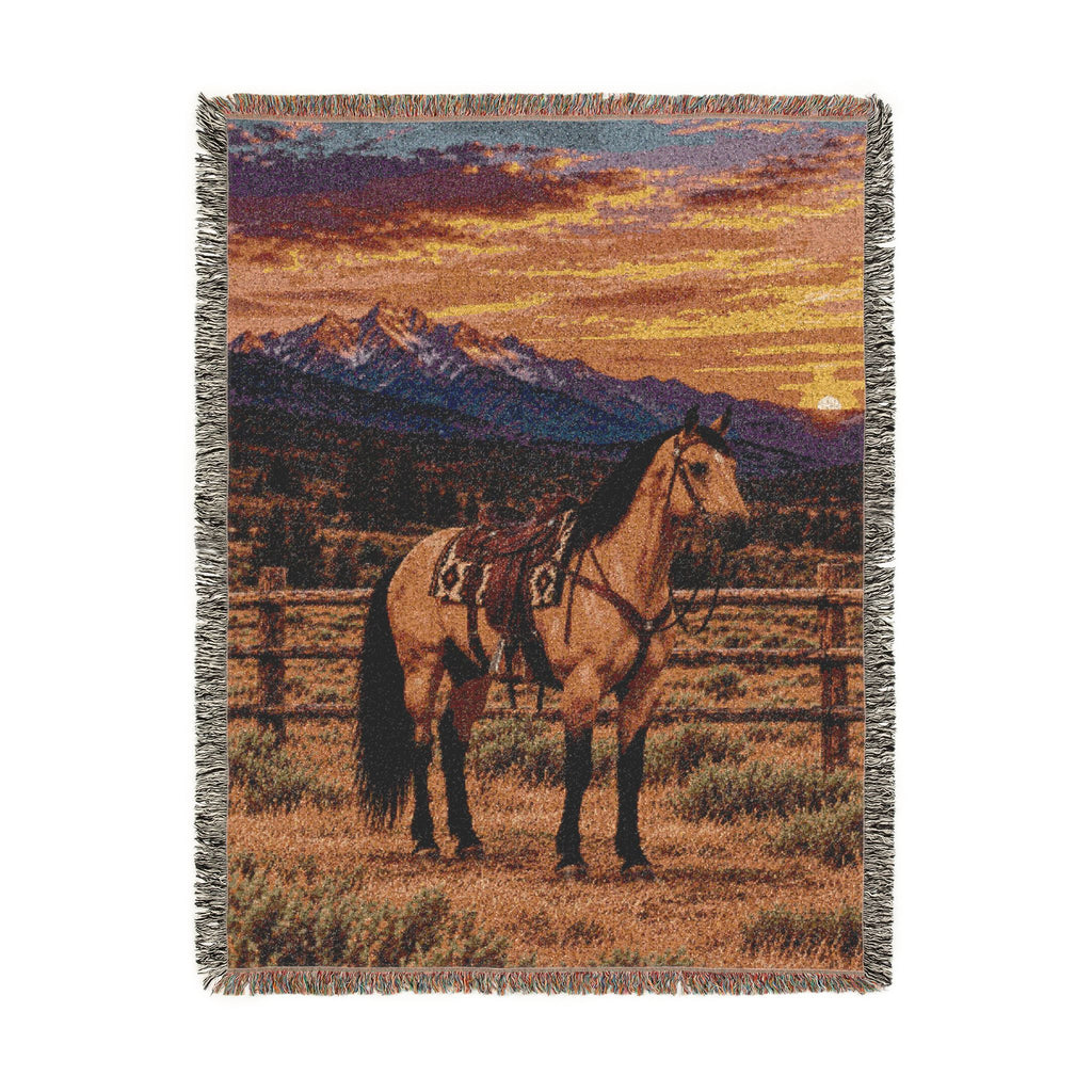 Buckskin Horse Woven Blanket