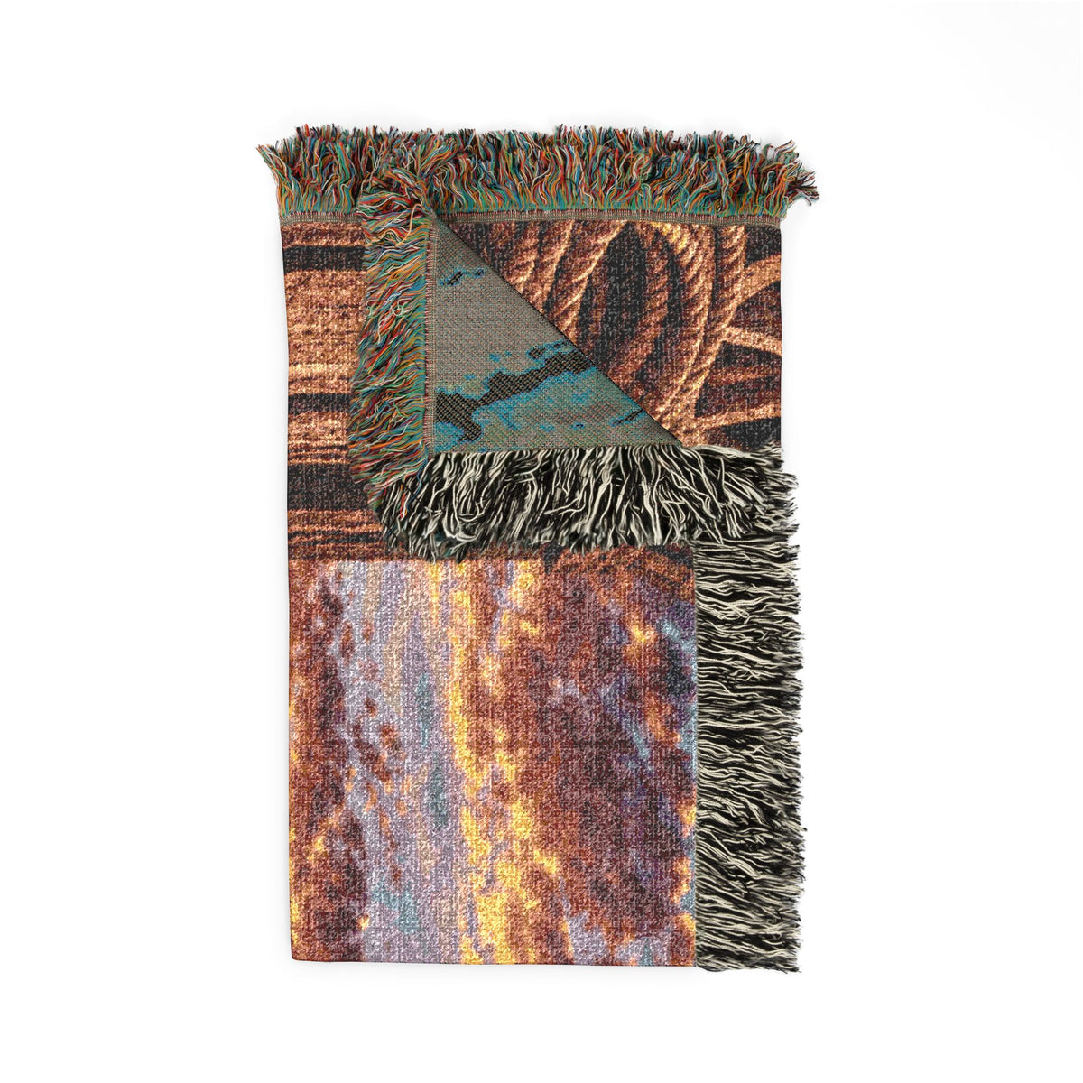 Western Boots Woven Blanket