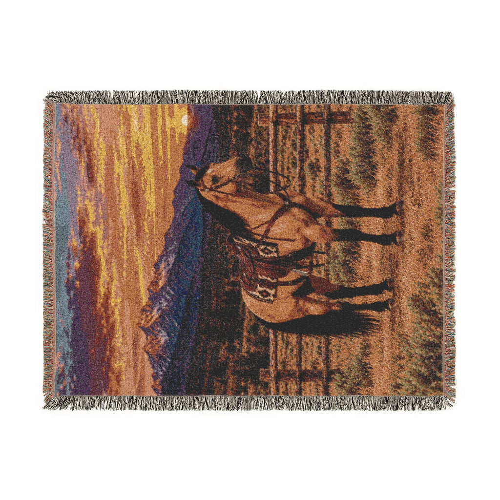 Buckskin Horse Woven Blanket