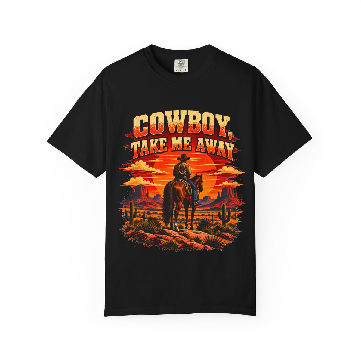 Cowboy Take Me Away Western Graphic Tee