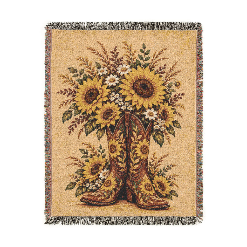Sunflower Woven Blanket