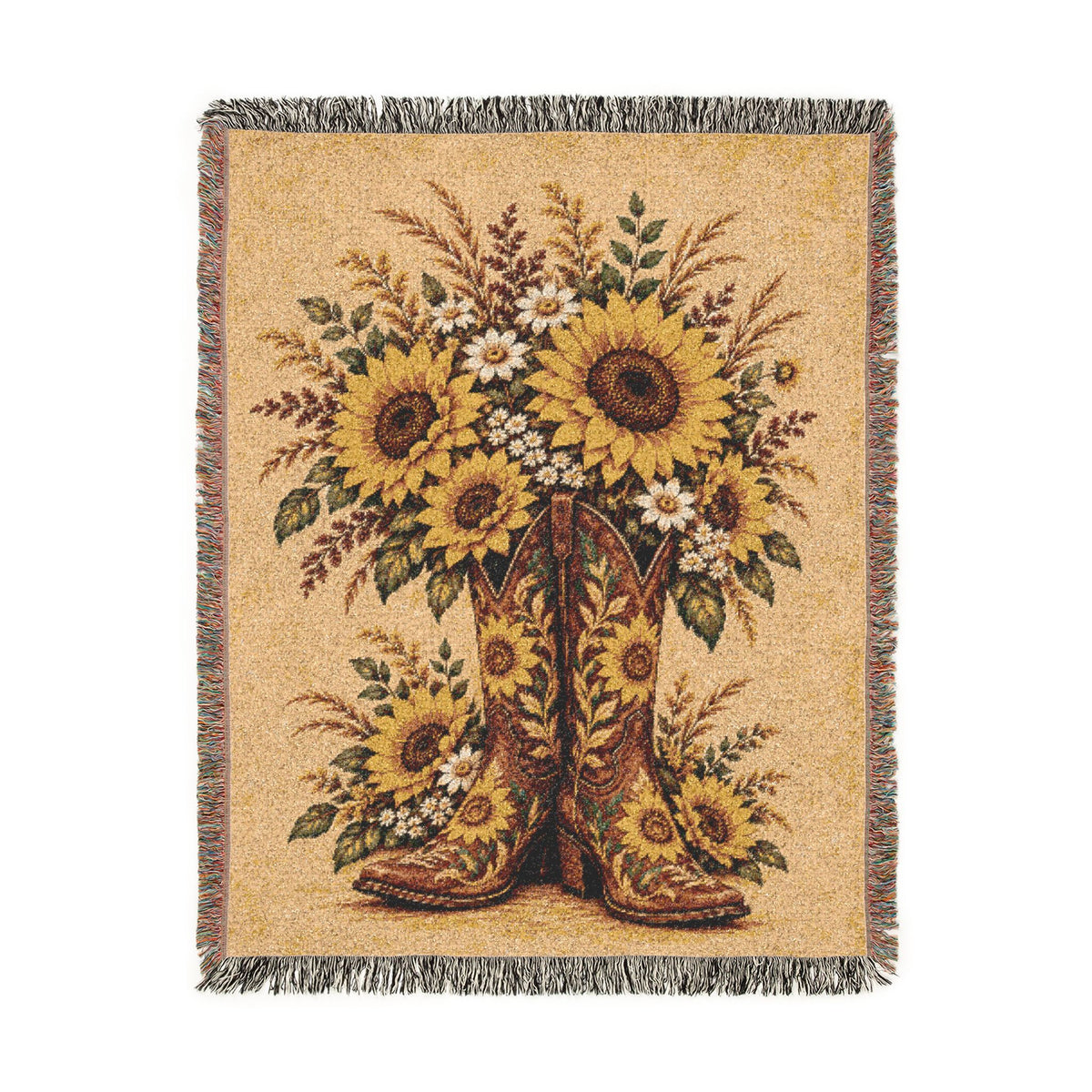 Sunflower Woven Blanket