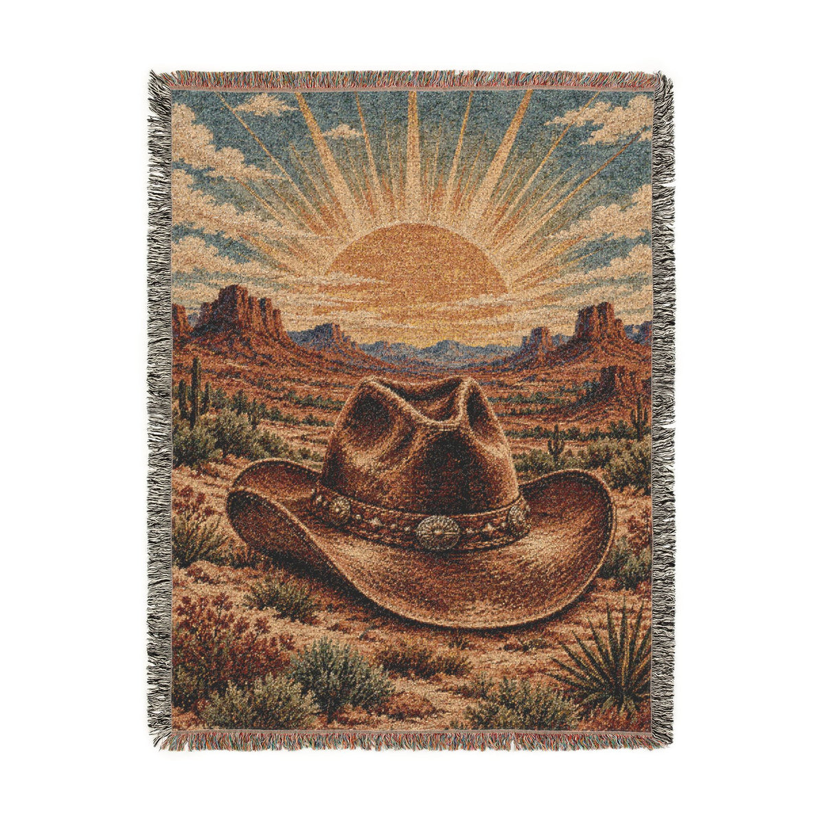 Cowboy Hat Blanket