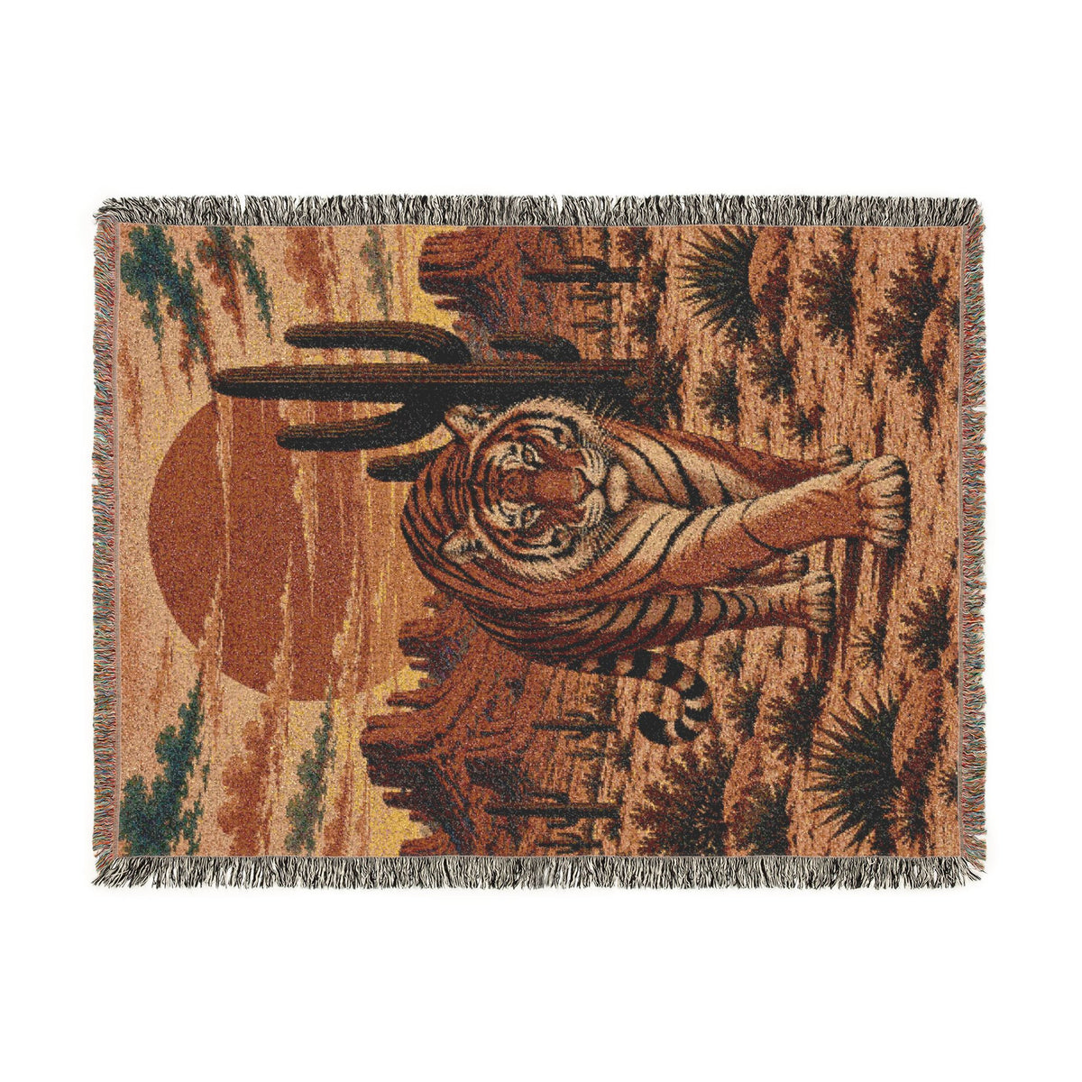 Tiger Woven Blanket