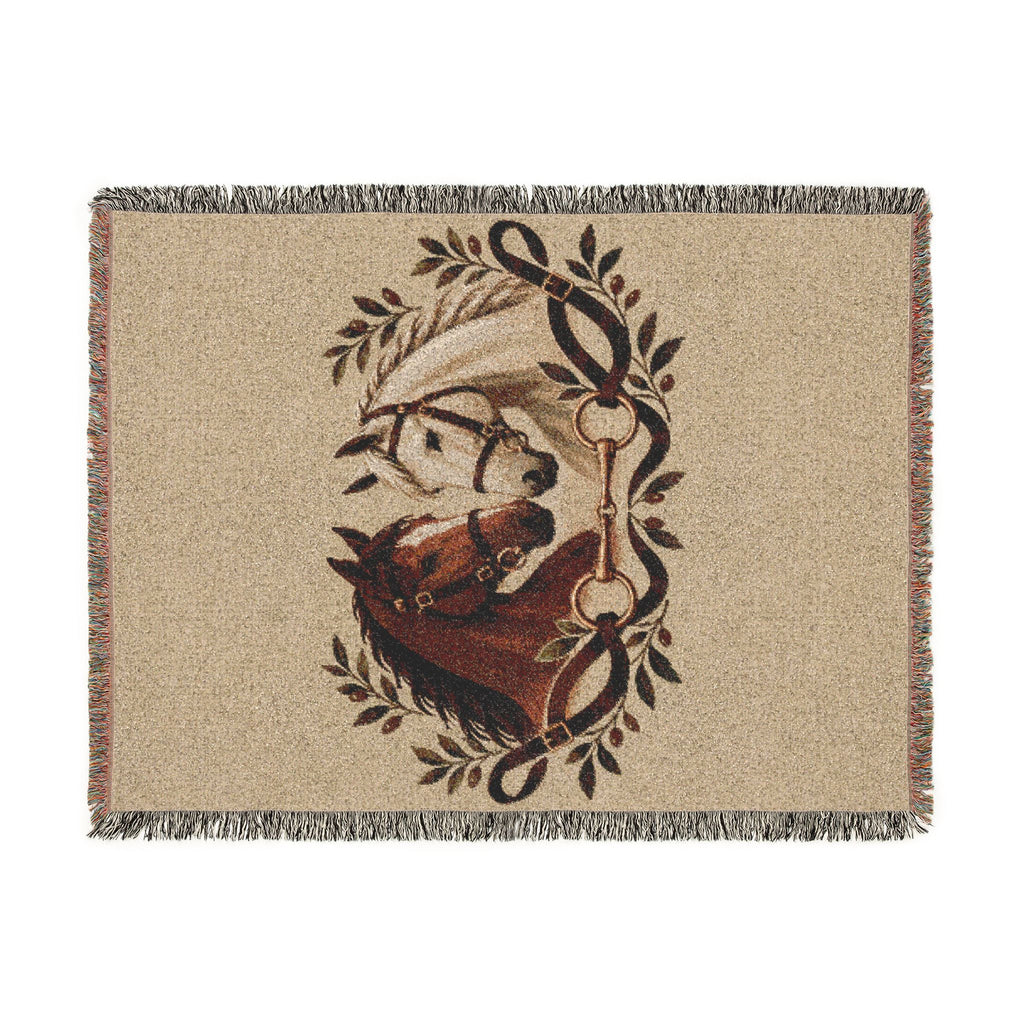 Equestrian Woven Blanket