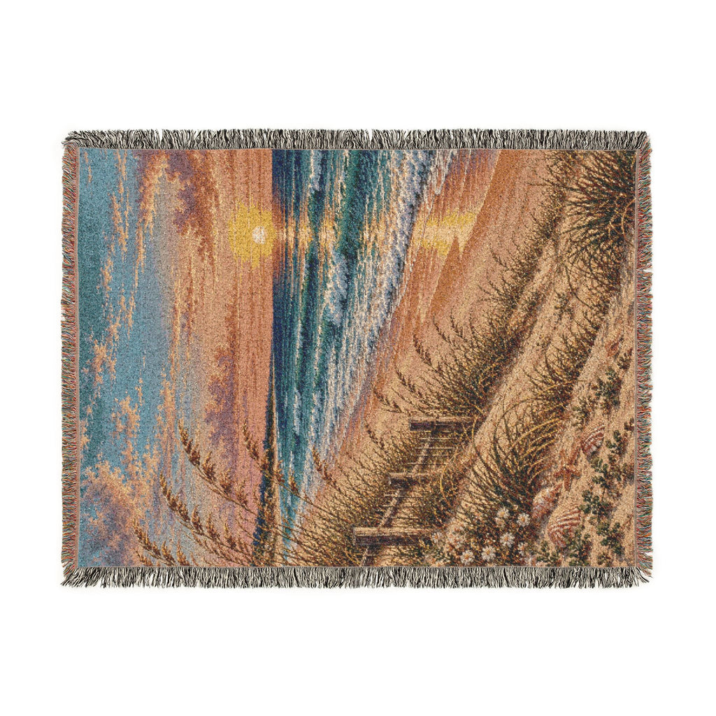 Woven Beach Throw Blanket