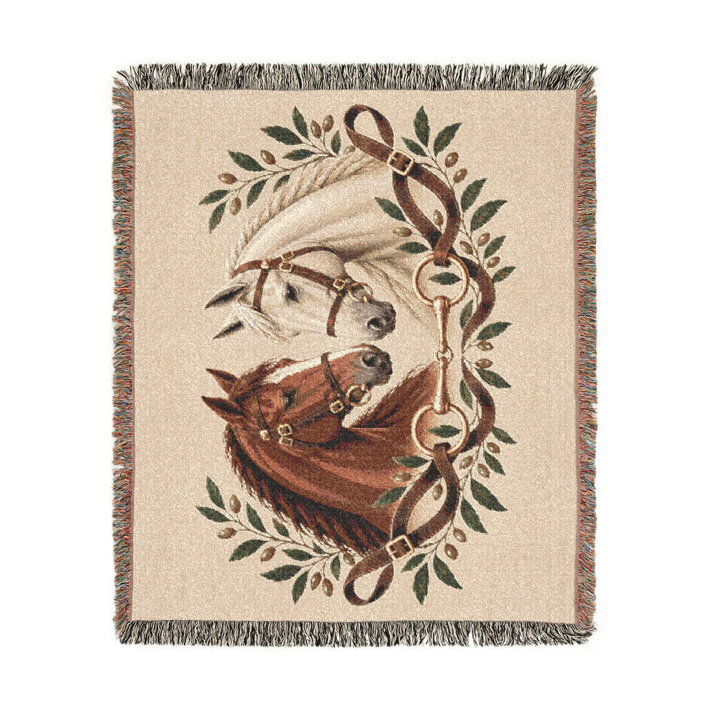 Equestrian Throw Blanket