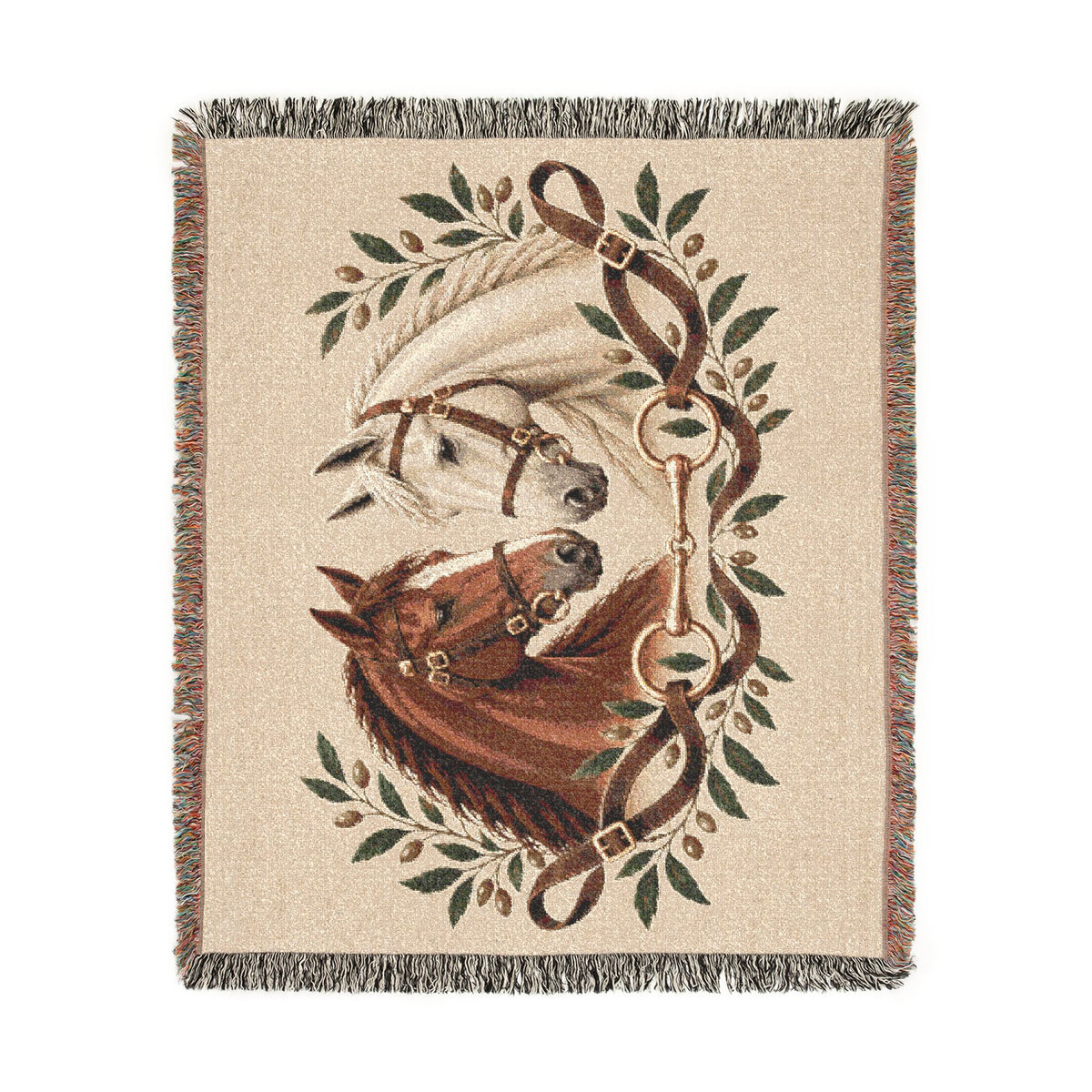 Equestrian Throw Blanket