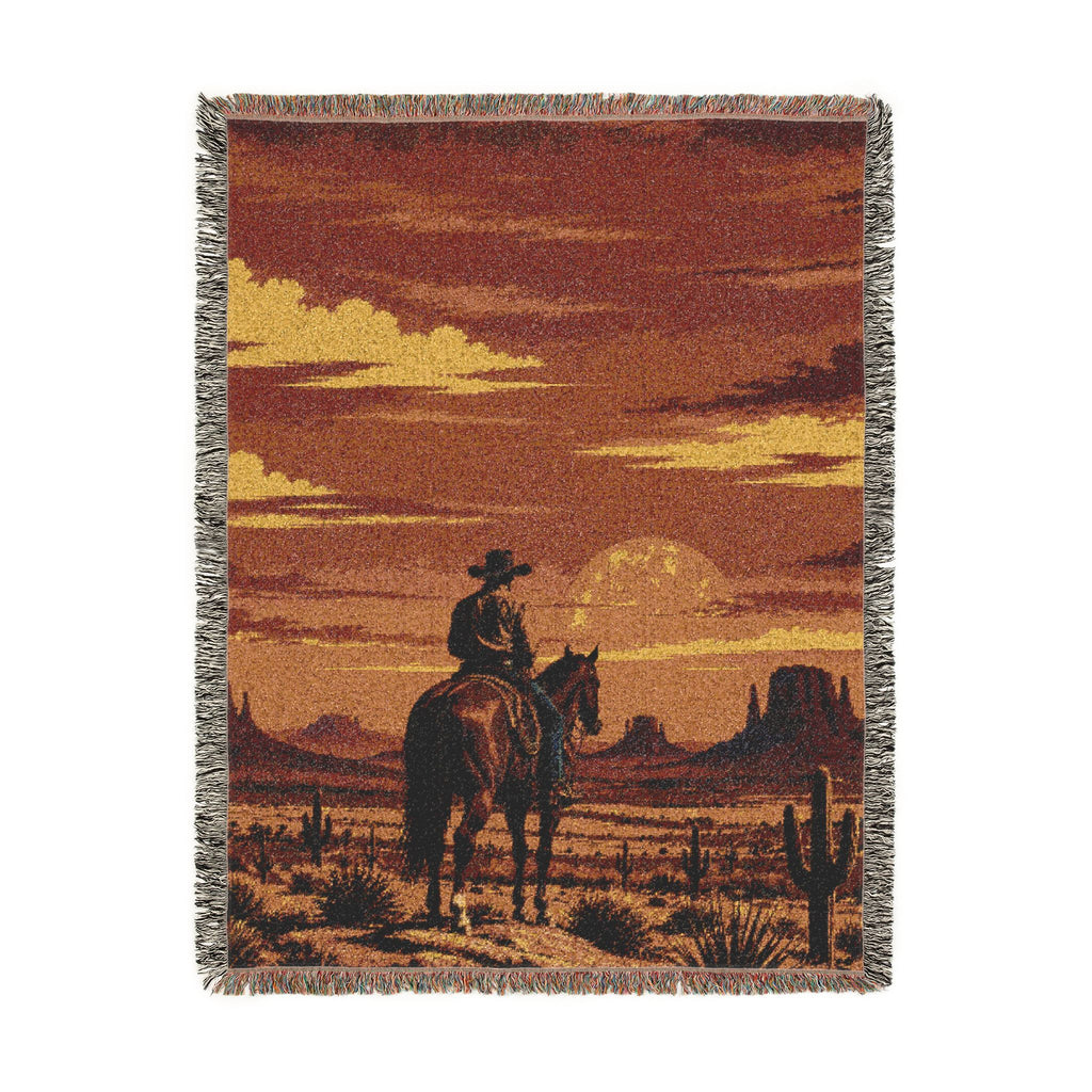 Cowboy Woven Blanket