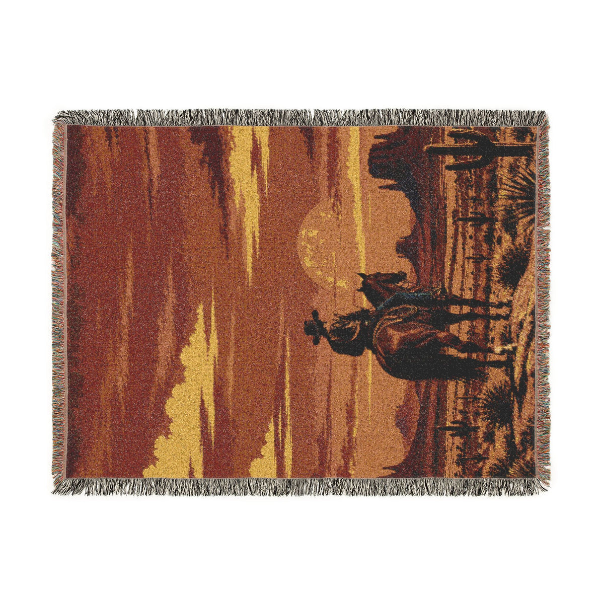 Cowboy Woven Blanket