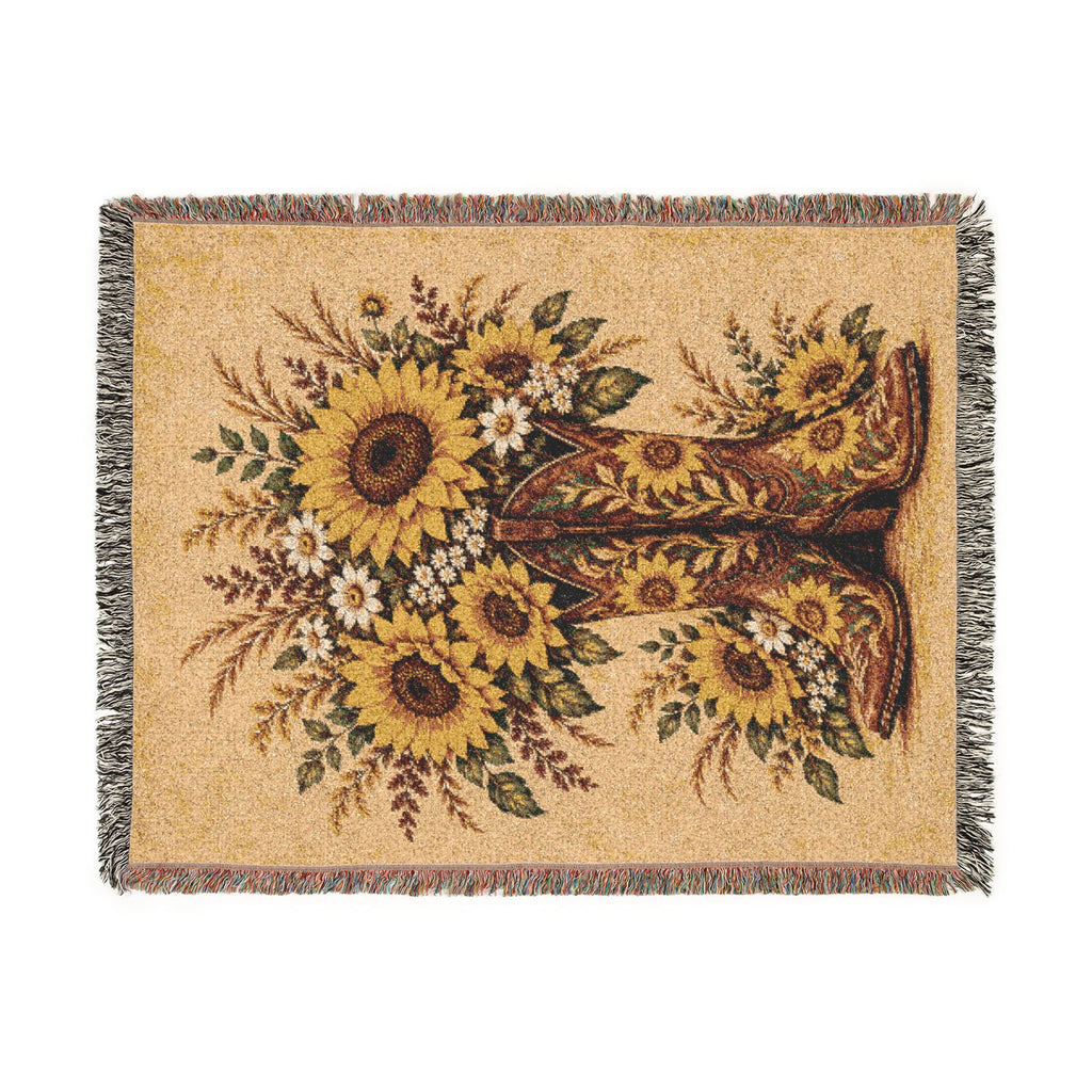 Sunflower Woven Blanket