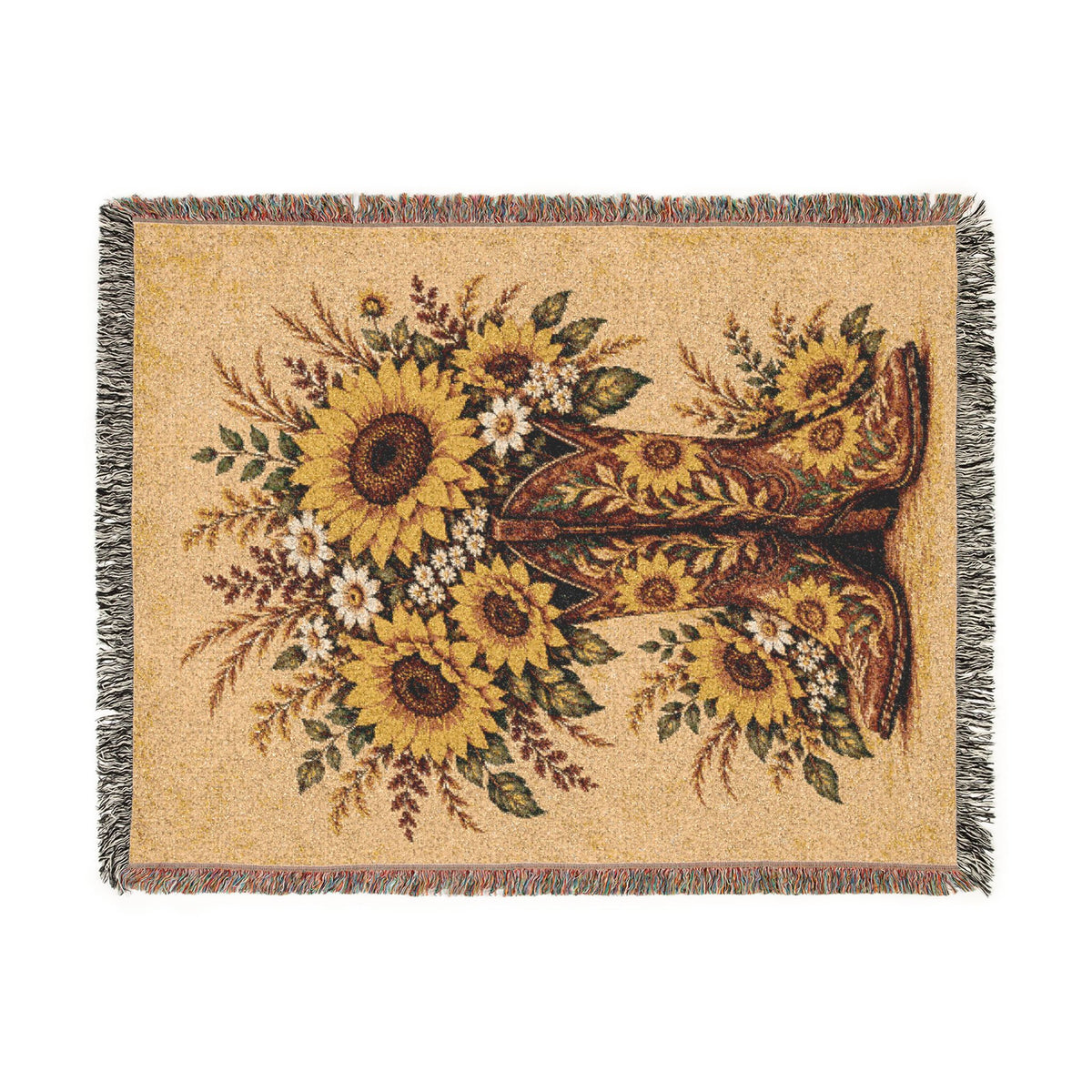 Sunflower Woven Blanket