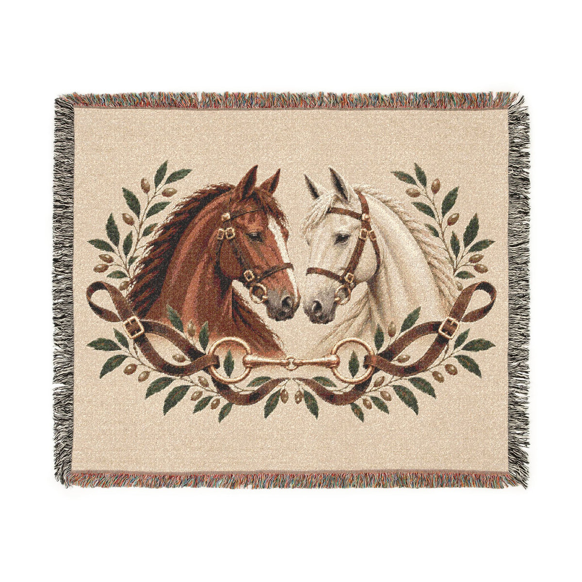 Equestrian Throw Blanket