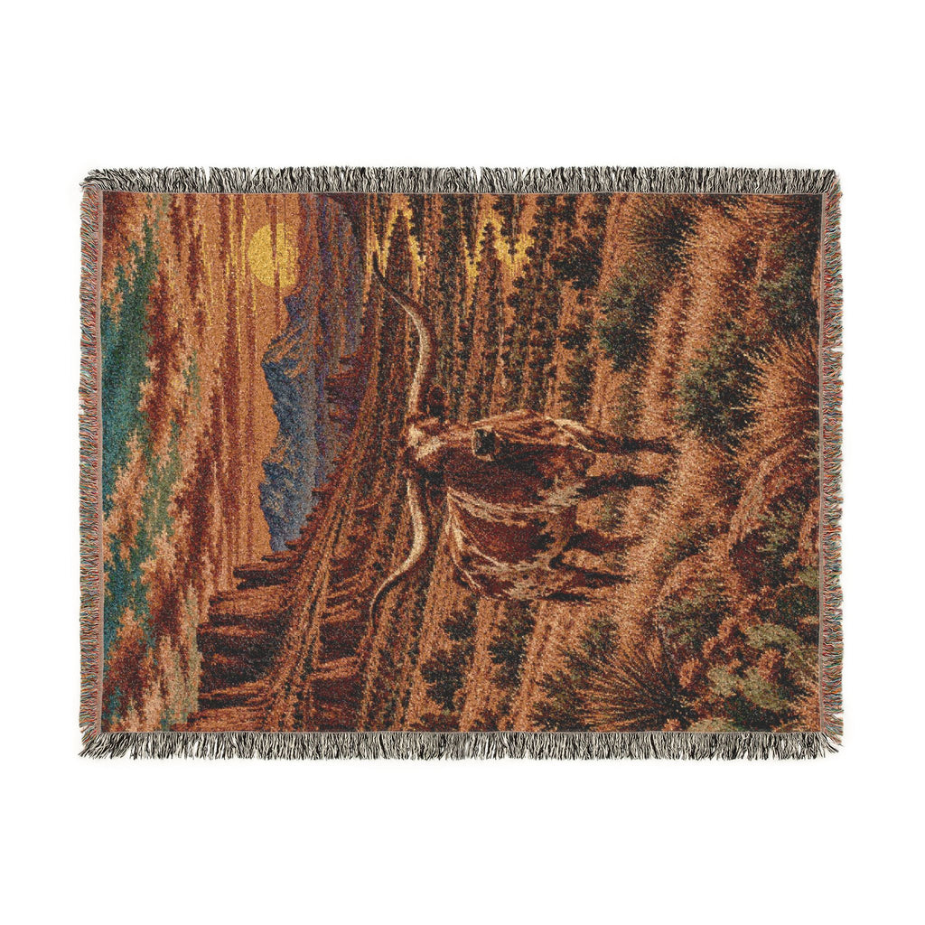Rustic Western Throw Blanket