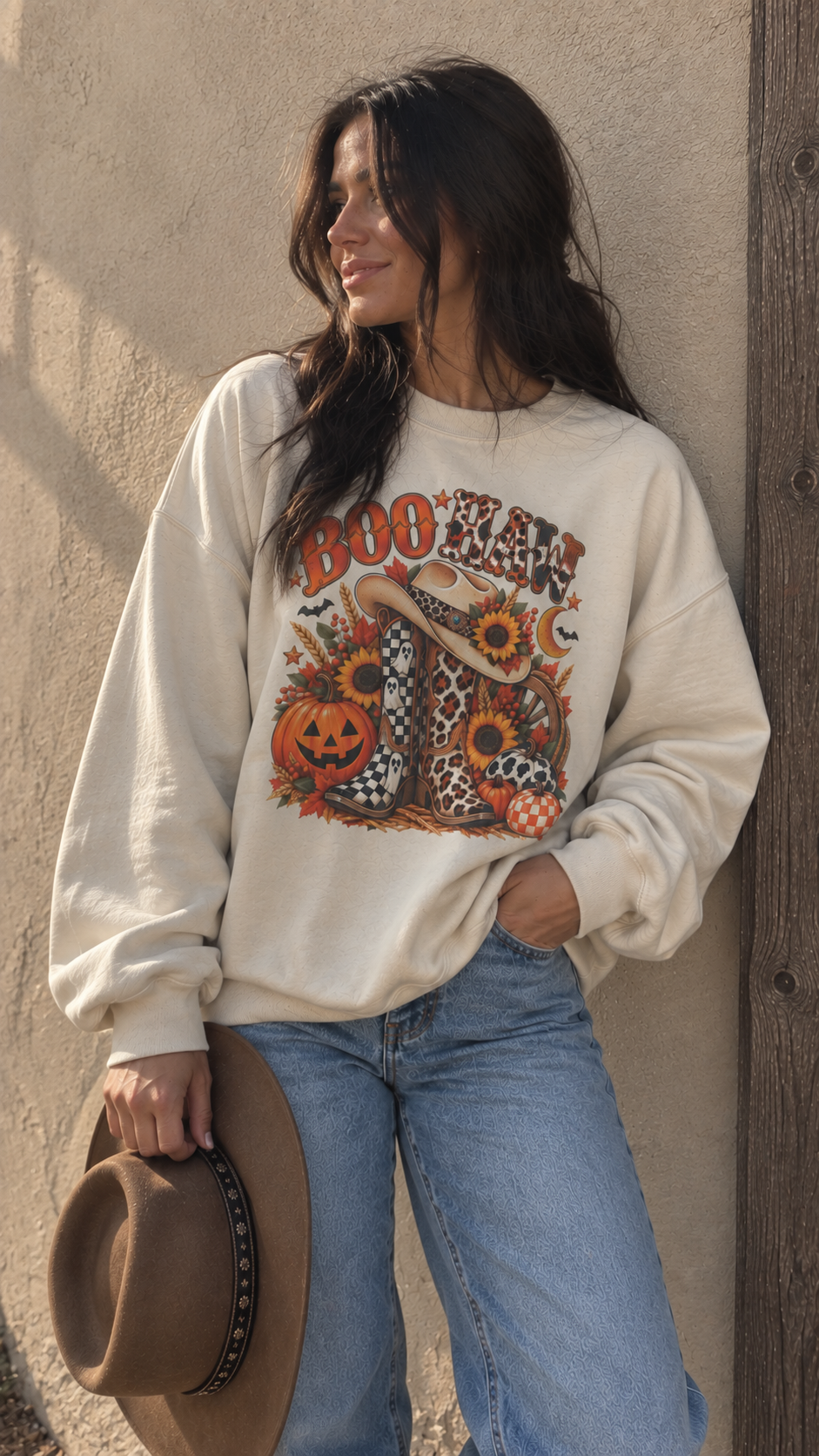 Cowgirl Halloween Sweatshirt