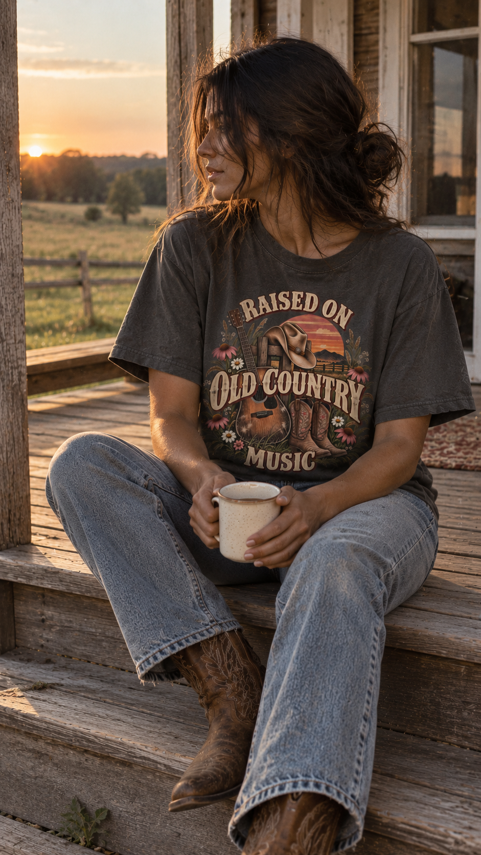 Raised on Old Country Music Comfort Colors® T-Shirt