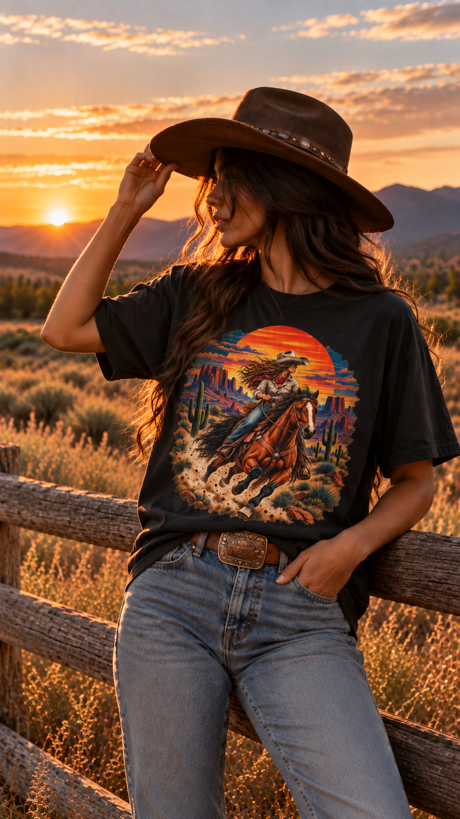 90s Cowgirl Shirt
