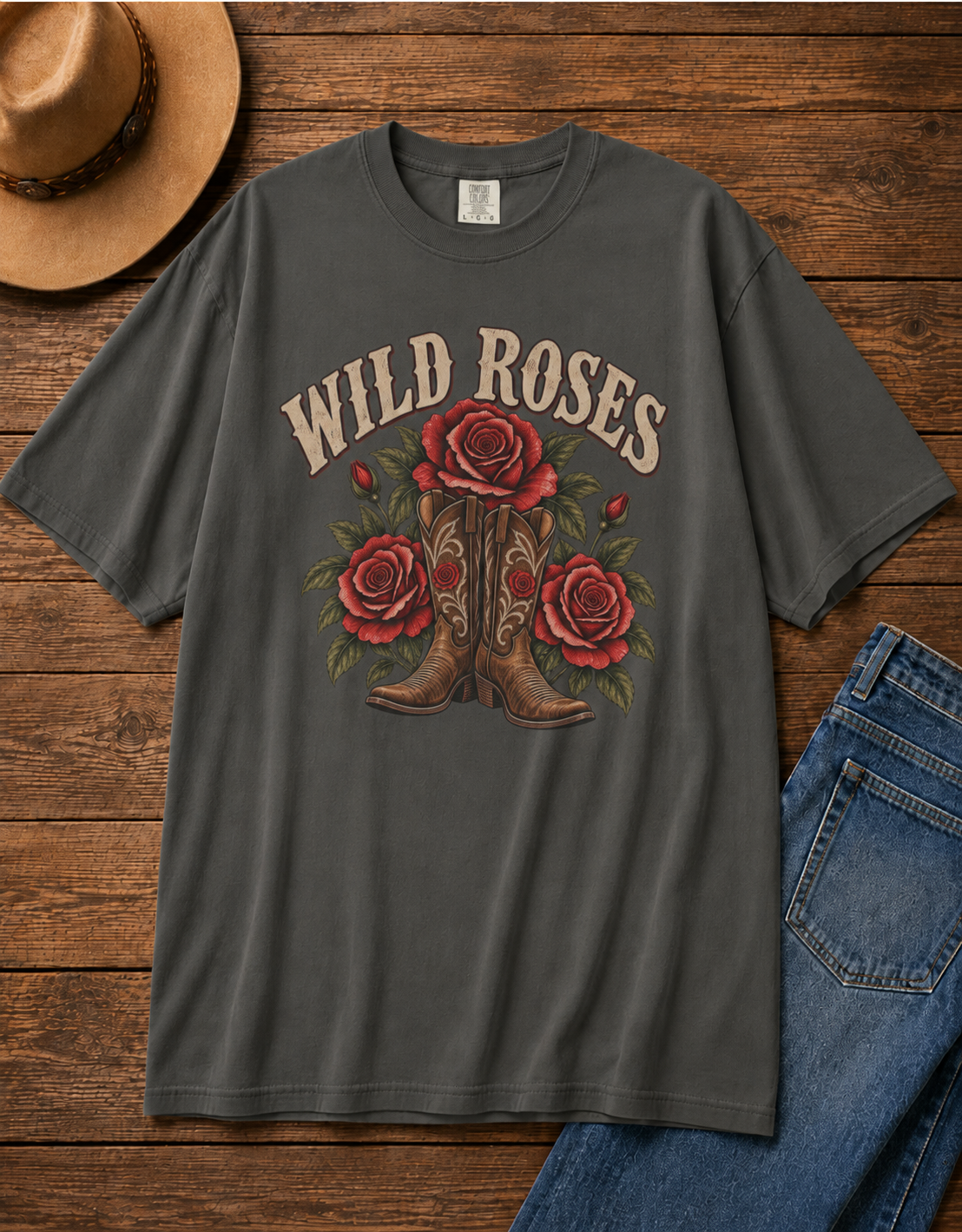 Wild Roses Western Shirt